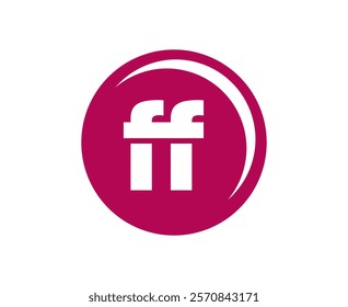 FF sport emblem or team logotype. Ball logo with a combination of Initial letter F and F for balls shop, sports company, training, club badge. Vector illustration.