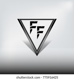 FF Triangle Logo with Shadow