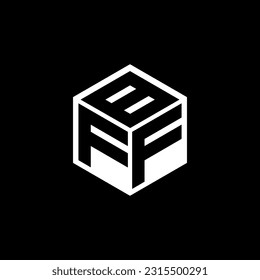 Diseño del logotipo de letras FFB en la ilustración. Logo vector, diseños de caligrafía para logotipo, afiche, invitación, etc.