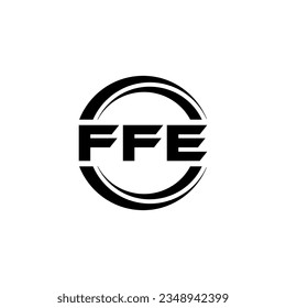 FFE Logo Design, Inspiration for a Unique Identity. Modern Elegance and Creative Design. Watermark Your Success with the Striking this Logo.