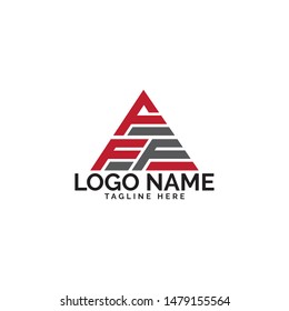 FFF letter logo design vector