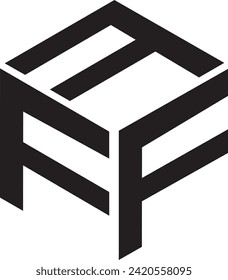 logotipo del polígono FFF, icono, símbolo, logotipo del archivo vector, 