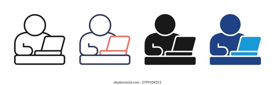 Ffice Workspace icon set multiple style collection