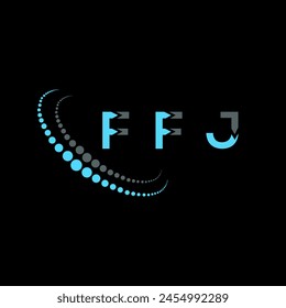 FFJ letter logo abstract design. FFJ unique design. FFJ.
