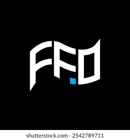 Diseño del logotipo de FFO, logotipo simple y moderno de FFO. Diseño de alfabeto de lujo FFO  