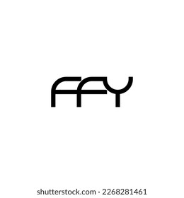 Logo-Design mit feinem Typografie-Buchstaben