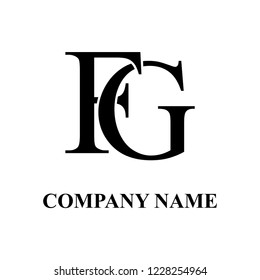 FG Company initial logo design