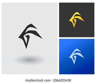 FG FV Logo iconic monogram letter initial. logo company idea with concept.