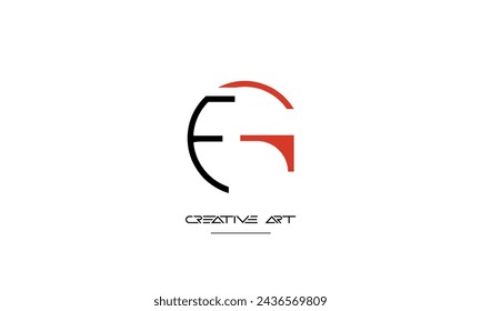 FG, GF, F, G abstract letters logo monogram