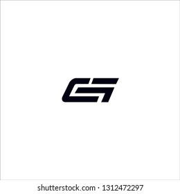 FG or GF letter logo