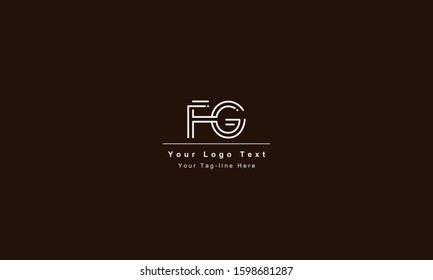 FG or GF letter logo. Unique attractive creative modern initial FG GF F G initial based letter icon logo
