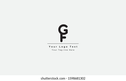 FG or GF letter logo. Unique attractive creative modern initial FG GF F G initial based letter icon logo