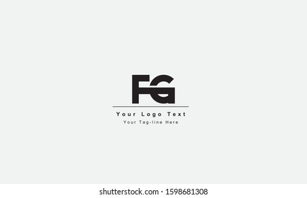 FG or GF letter logo. Unique attractive creative modern initial FG GF F G initial based letter icon logo