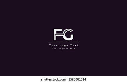 Fg Gf Letter Logo Unique Attractive Stock Vector (Royalty Free ...