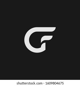 FG or GF logo and icon designs