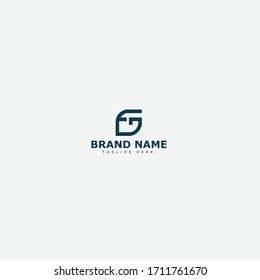 FG letter based logo for construction brand