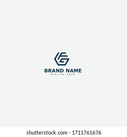 FG letter based logo for construction brand