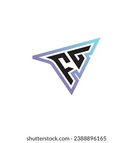 FG letter combination cool logo esport or gaming initial logo as a inspirational concept design