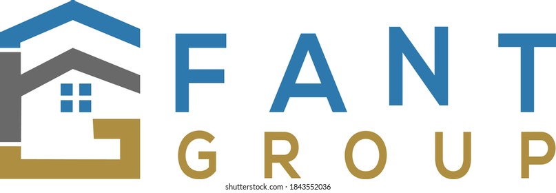 FG letter with house shape logo