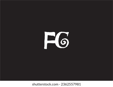 FG Letter Logo Design And Monogram Logo