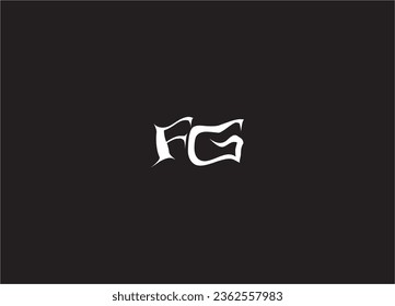 FG Letter Logo Design And Monogram Logo