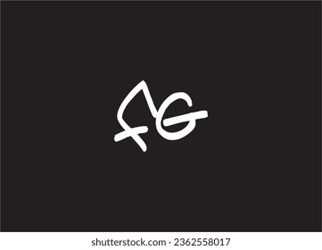 FG Letter Logo Design And Monogram Logo