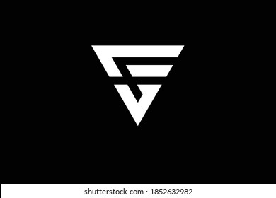 FG letter logo design on luxury background. GF initials letter logo concept. GF icon design. FG elegant and Professional letter icon design on background. F G