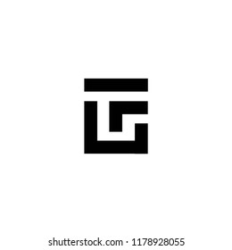 fg letter logo vector