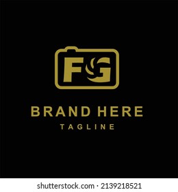 FG Letter Logo Vector Illustration, Abstract Design