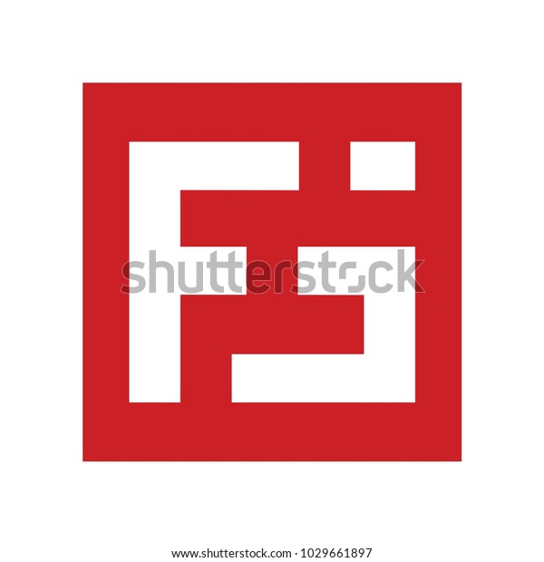 Fg Letter Vector Logo Fj Letter 스톡 벡터(로열티 프리) 1029661897