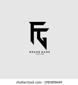 FG logo, fg latter logo, Modern vector logo, Vector design, Alphabet logo