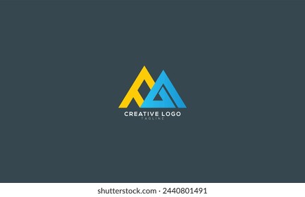 FG MFG FGM Abstraktes anfängliches Monogramm-Buchstaben-Alphabet-Logo-Design