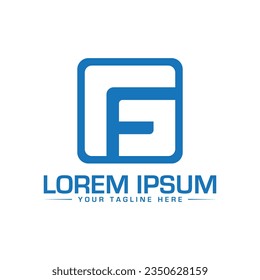 FG unique and modern letter logo design 
