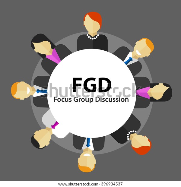 Fgd Focus Group Discussion Get Customer 스톡 벡터(로열티 프리) 396934537 ...