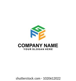 FGE letter logo design