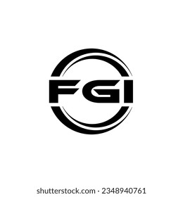 Diseño de logotipos FGI, inspiración para una identidad única. Elegancia moderna y diseño creativo. Marca tu éxito con el impresionante logotipo.