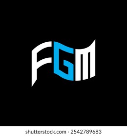 Diseño del logotipo de la MGF, logotipo simple y moderno de la MGF. Diseño de alfabeto de lujo para la MGF  