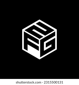 Diseño del logotipo de letras FGN en la ilustración. Logo vector, diseños de caligrafía para logotipo, afiche, invitación, etc.