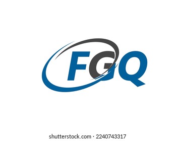 FGQ letter creative modern elegant swoosh logo design