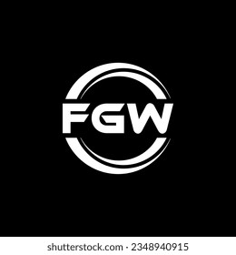 FGW Logo Design, Inspiration for a Unique Identity. Modern Elegance and Creative Design. Watermark Your Success with the Striking this Logo.