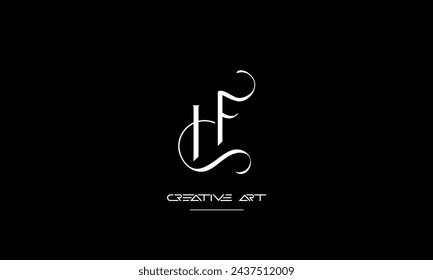 FH, HF, F, H abstract letters logo monogram