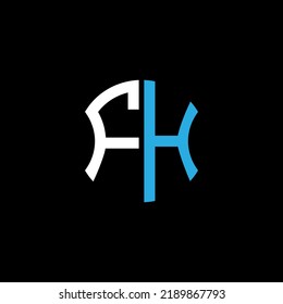 FH letter logo creative design with vector graphic, Abc simple and modern logo design.