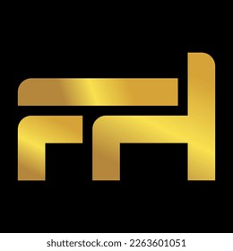 FH Letter Logo Design in EPS