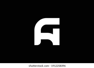 FH letter logo design on luxury background. HF monogram initials letter logo concept. FH icon design. HF elegant and Professional white color letter icon on black background.