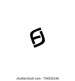 FH letter vector logo