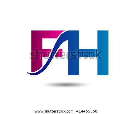 Fh Logo Stock Vektorgrafik Lizenzfrei 414465568 Shutterstock