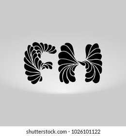 FH Logo, Decorative, Romantic