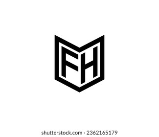FH-Logo-Design, Vektorgrafik-Vorlage