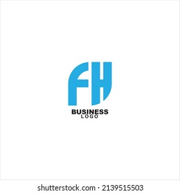 FH logo design vector templates 