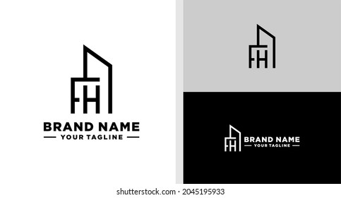 FH LOGO HOME BUILDING EDITABLE
